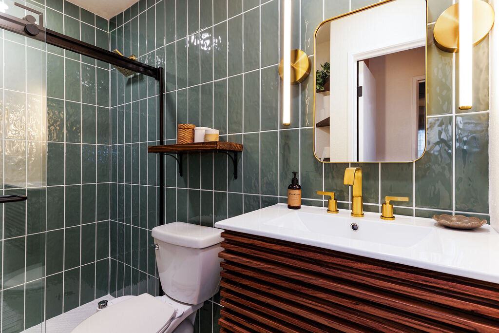 Remote work setup with dedicated workspace